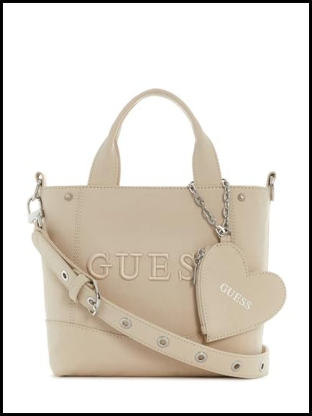 GUESS Sasha Mini Tote Top-Handle Bag with Detachable Crossbody Strap